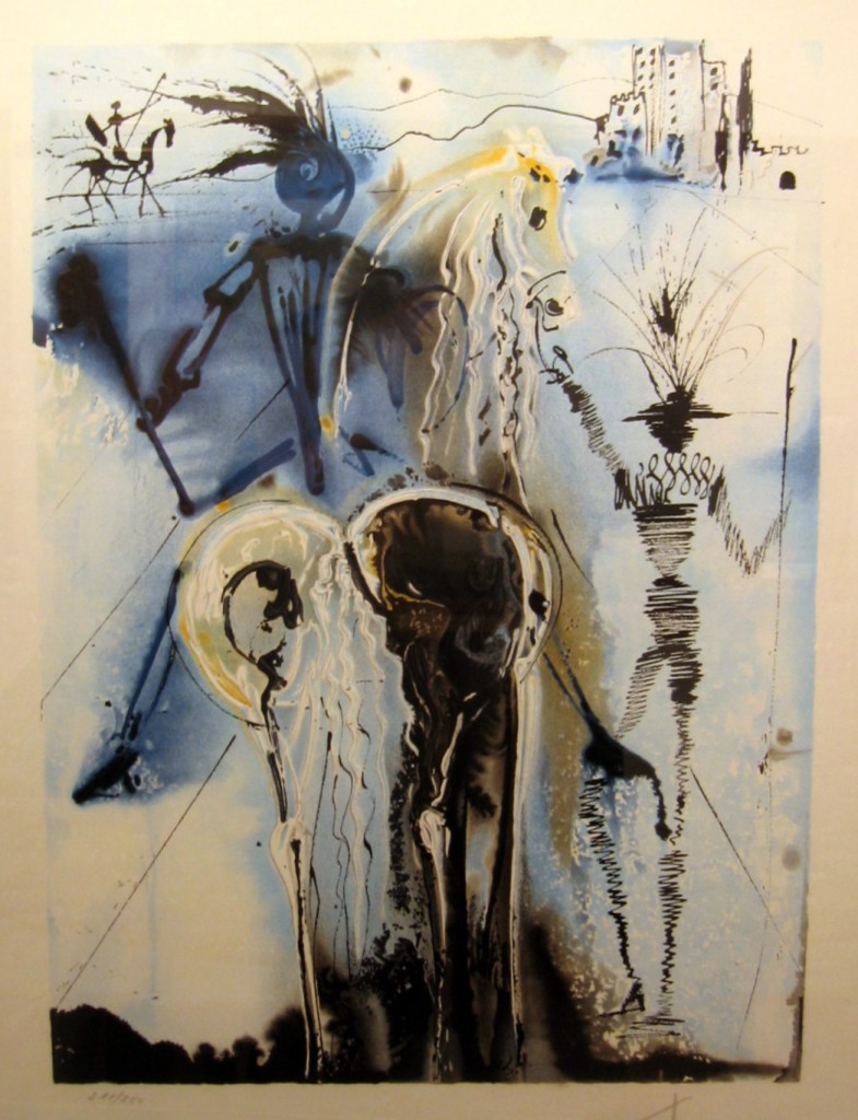 Salvador Dalí Don Quijote illusztrációja 1945-ből