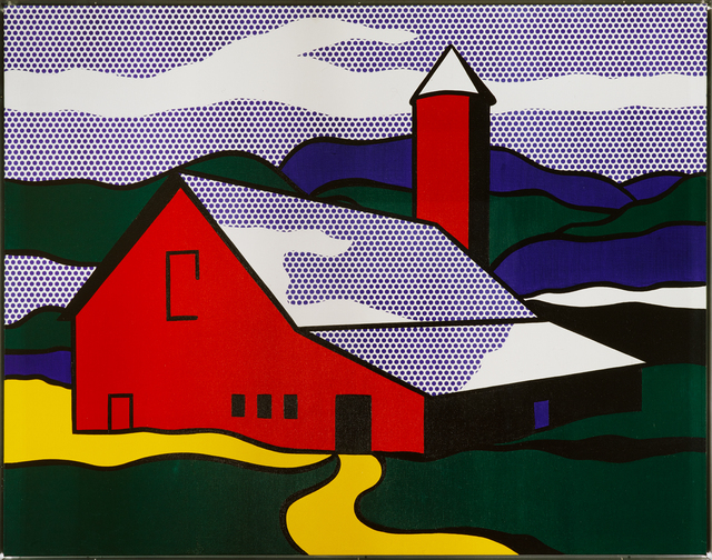 Museum Ludwig Koeln, ML, Roy Lichtenstein, Red Barn II, 1969, ML 1084